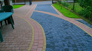 Podjazdy z kostki brukowej